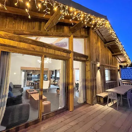 Chalet With Jacuzzi - Sauna - Fireplace - Game Apartmán