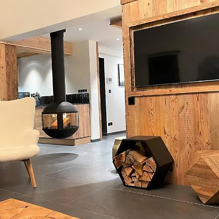 Chalet With Jacuzzi - Sauna - Fireplace - Game Apartmán *